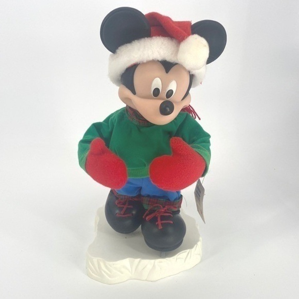 Santa's Best Mickey Unlimited 1998 Mickey‎ Mouse Holiday Animated Ice Skater